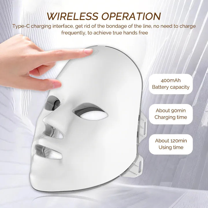 Wireless LED Face Mask (7 Farben)