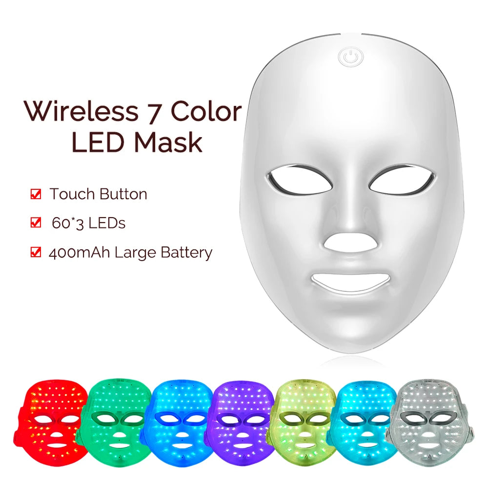 Wireless LED Face Mask (7 Farben)